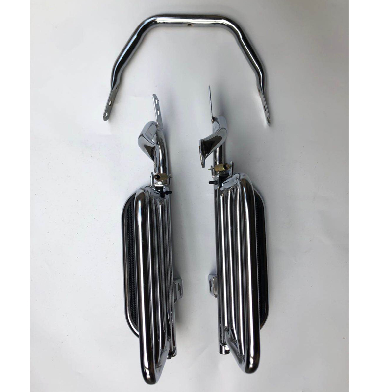 GN25-2F太子摩托车侧翻大货架改装配件通用HJ25-8拉货架子踏板