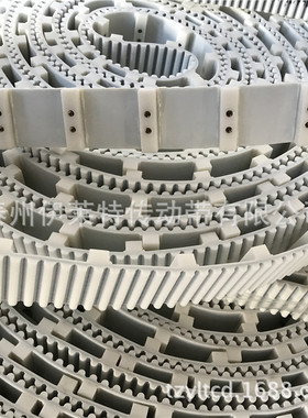 白色钢丝带\PU聚氨酯同步带T20 AT0 L XH 84开口传动带可定