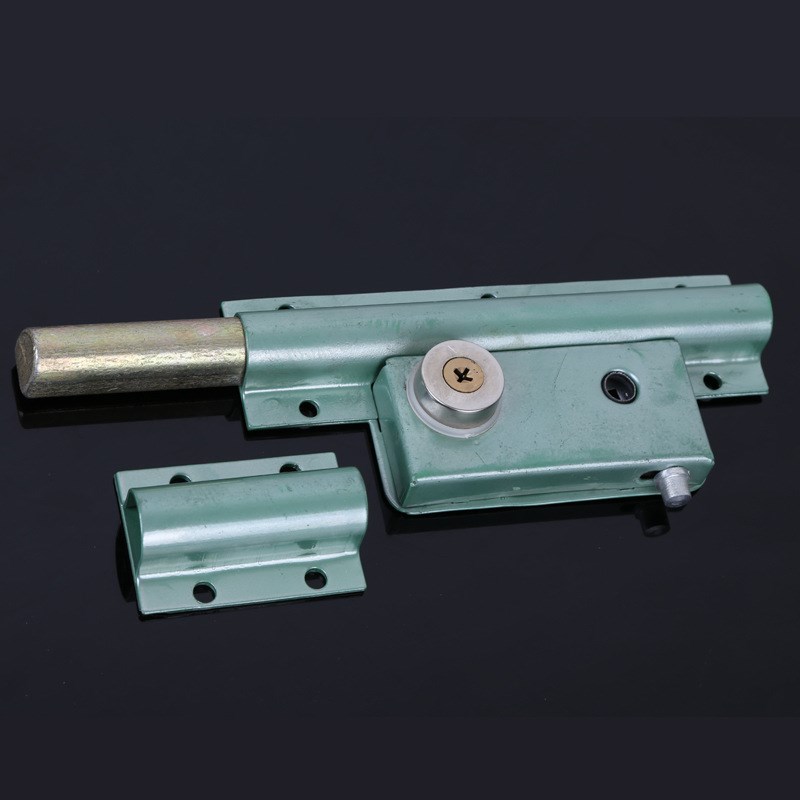 大门锁双开双扇门木门铁门锁齿条锁插销锁门栓防盗大门锁十字钥匙