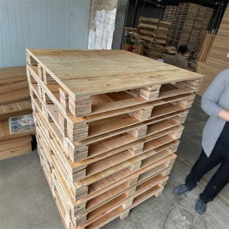 厂家供应胶合板免熏蒸卡板 仓储周转木托盘 叉车木质托盘