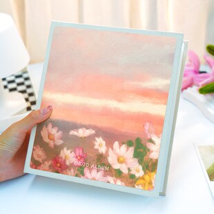 活页相册竖版情侣拍立得34寸5寸6寸照片收纳纪念册家庭大容量影集