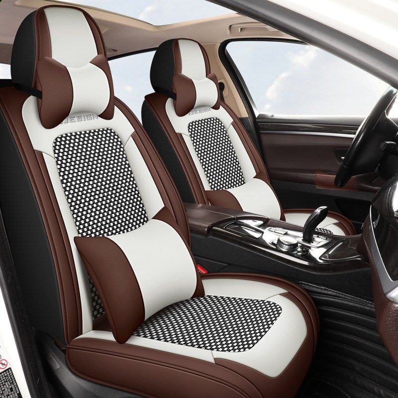 网红汽车座套夏季透气座垫四季通用坐垫包围座椅套夏天冰丝凉垫,汽车用品/电子/清洗/改装,专车专用座套/座垫,淘宝优惠券,粉丝福利购,淘宝优惠卷