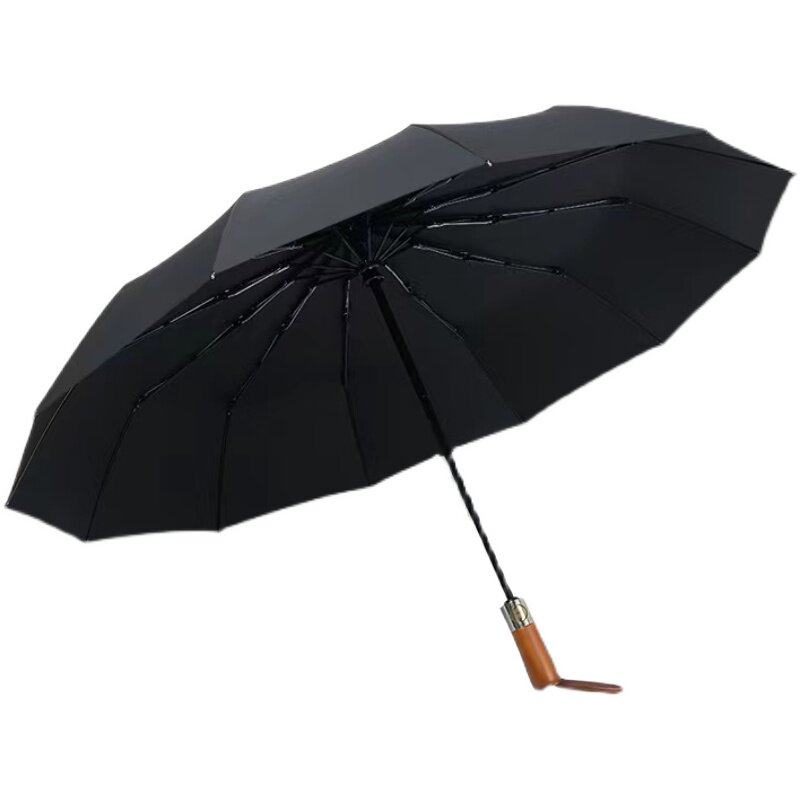 全自动雨伞男士折叠收缩双人超大号加固结实抗风女V晴雨两用伞学