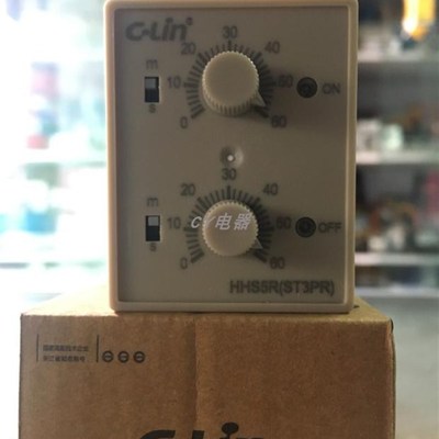 欣灵HHS5R(ST3PR)电子式时间继电器0-60S/60M AC110V/220V无底座