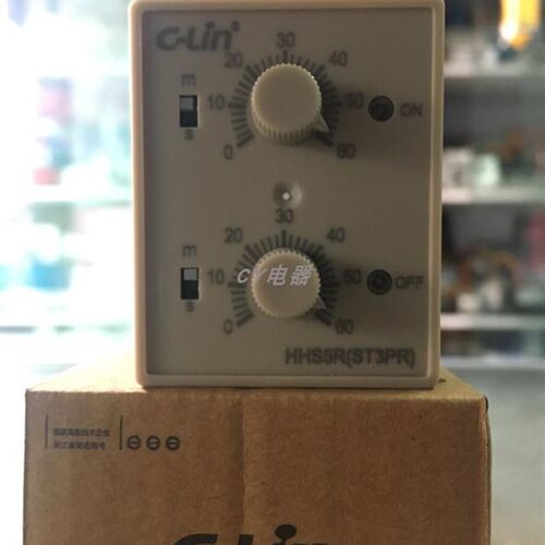 欣灵HHS5R(ST3PR)电子式时间继电器0-60S/60M AC110V/220V无底座