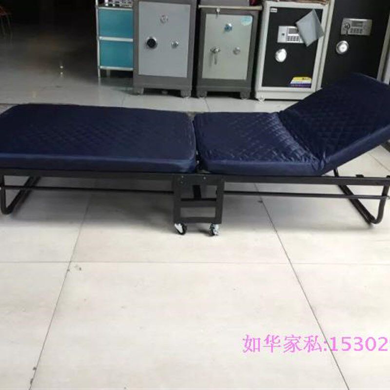 午睡床住院陪护床折叠午休床 加固厚棉折叠床加固折叠床午休床