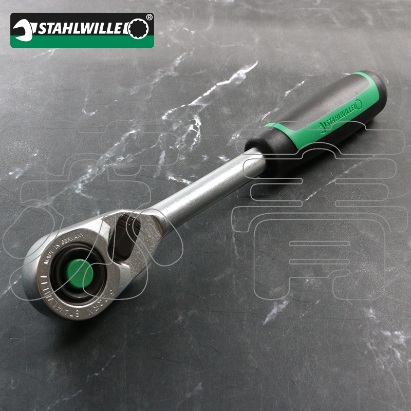 德国原装进口达威力STAHLWILLE细齿棘轮扳手 1/2 带顶出器512QR N