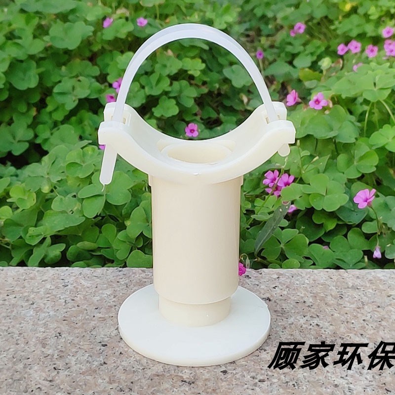加厚/加高ABS/UPVC塑料管道调平衡支架喉箍管托管夹抱卡箍 扎带式
