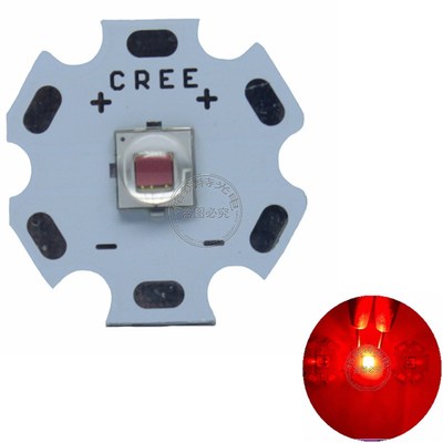 CREE XML2T6灯珠10W大功率LED手电筒钓鱼灯红绿蓝黄粉光UV紫光源