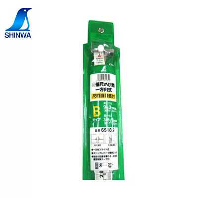 日本亲和SHINWA企鹅牌 3倍伸长助单向式两用刻度尺 65185