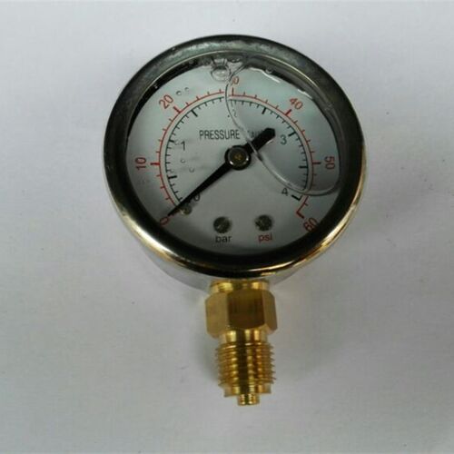 耐振压力表yn50 yn-50 直径50mm抗振压力表耐震防震压力表压力4kg