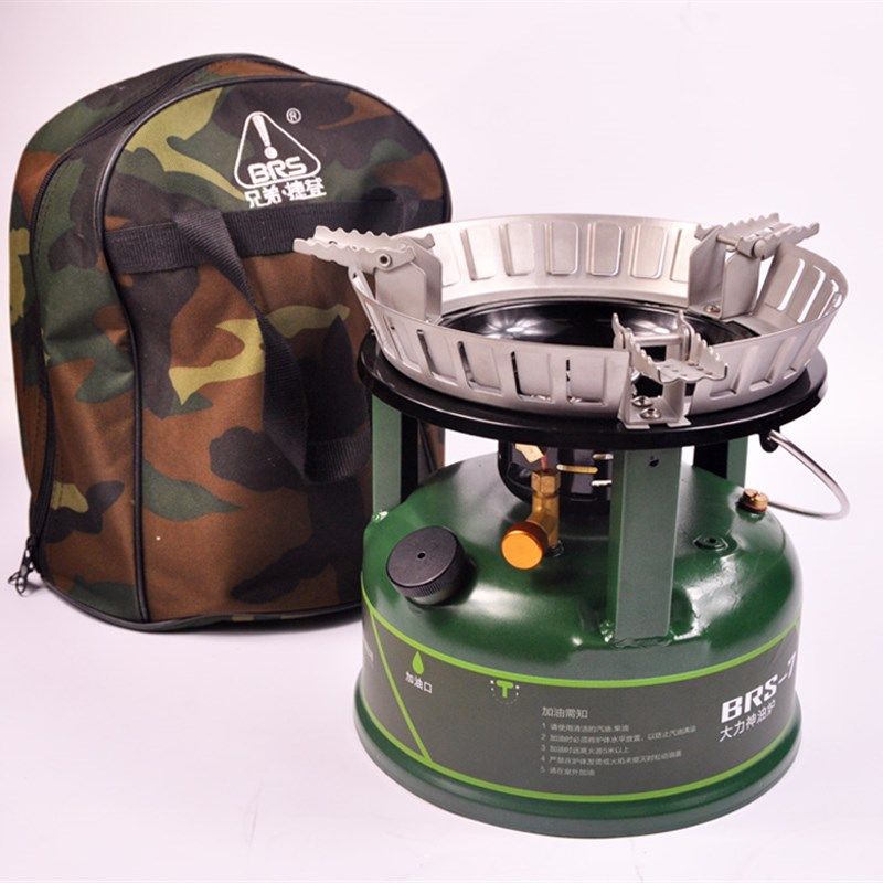 兄弟BRS-7大力神户外柴油炉子野外炊具便携汽油煤油炉头野餐炉具