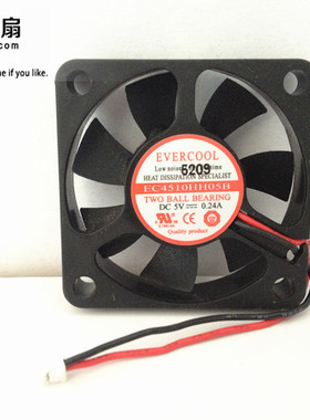 全新 笔记本散热风扇 5V 0.24A 双滚珠 4510 EC4510HH05B 散热DIY