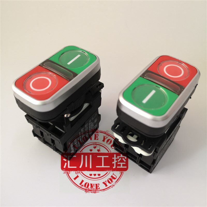 MOFIIFR德国金钟穆勒M22-DDL-GR-X/X0/K11 双位带灯按钮24V 220V