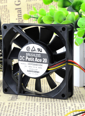 正品 山洋 109P0848C604 8020 8CM 48V 0.08A 散热 风扇