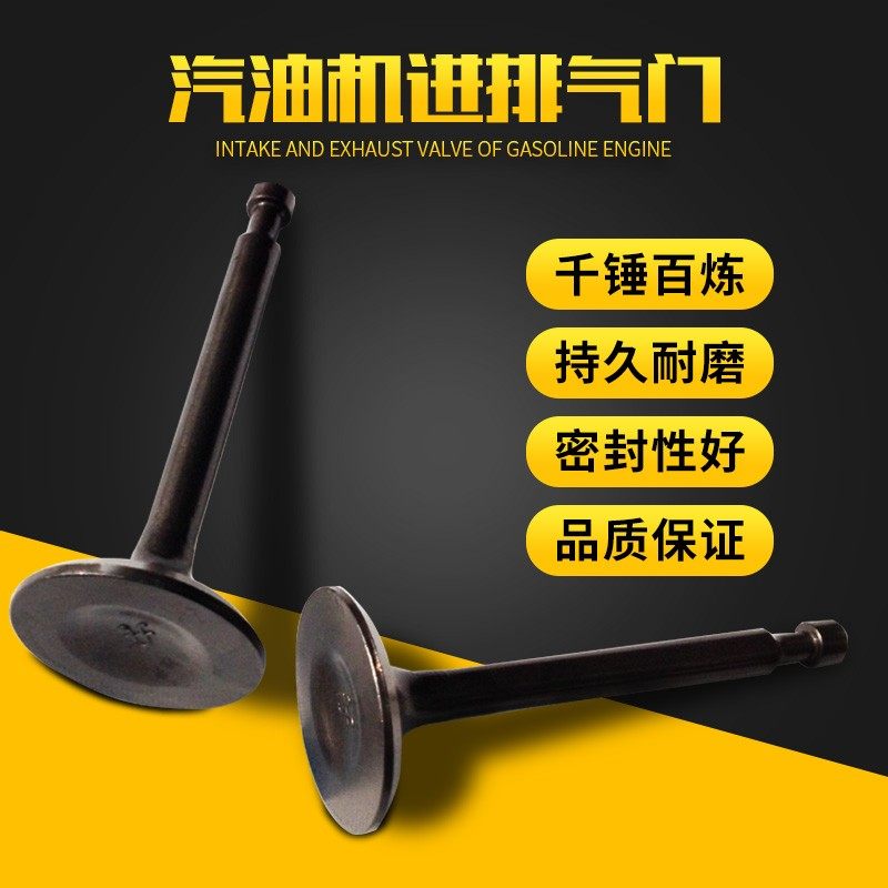 汽油发电机配件1KW气门 汽油打谷机抽水泵152F 154F 156F进排气门