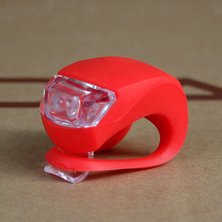 青蛙灯户外警示灯自行车尾灯骑行装备配件山地车夜骑硅胶安全灯