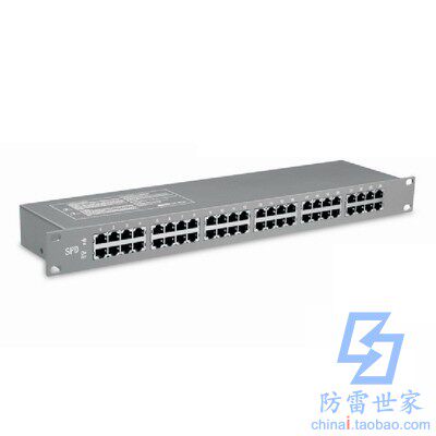 中鹏TOP信号千兆网络24口机架式TN-RJ45-24E1000浪涌SPD,可议价