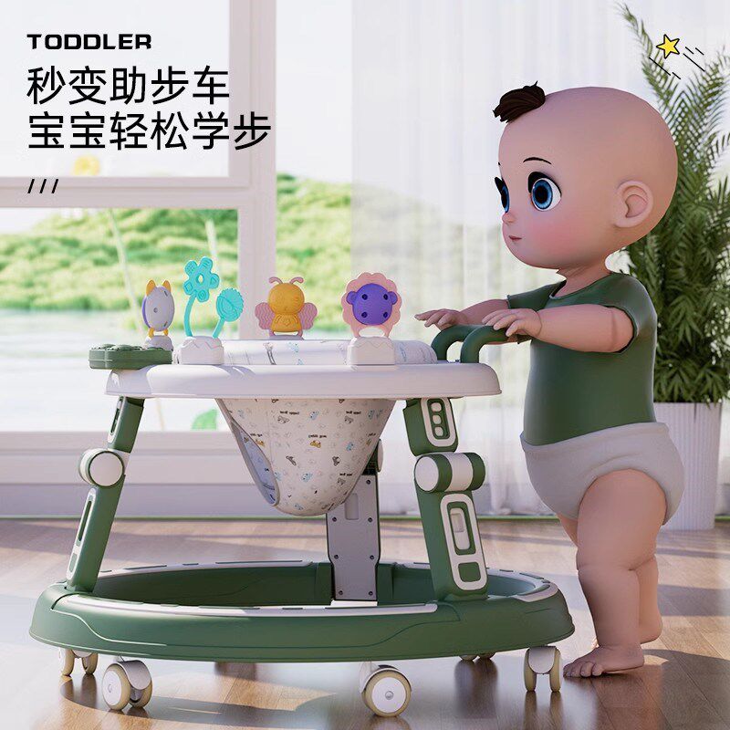 学步车防O型腿婴k儿手推车宝宝2024款儿童小孩多功能起步车防侧翻