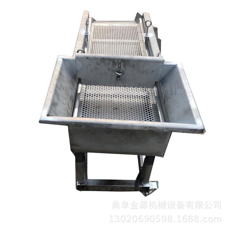 不锈钢直线振动筛m选机 工业大型全自动塑料颗粒谷物杂质振动筛