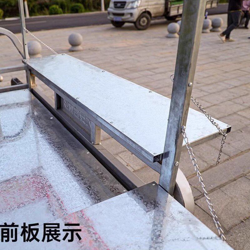电动三轮车摆摊专用m架子不锈钢鸡蛋灌饼炒粉面鸭脖三轮车油炸商