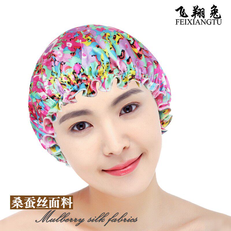 真丝睡帽睡眠睡觉保暖女秋冬薄成人透气头巾包头套头化疗厚月子帽