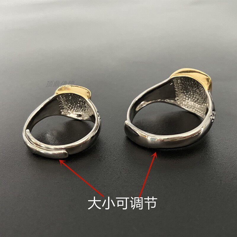 顶鼎佛牌泰佛佛牌 佑 金面佛戒指 金脸佛 笑脸 男女款 大小可调节