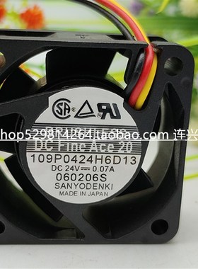 109P0424H6D13 24V 0.07A 发那科 A02B-0265-C101 机床打字机风扇