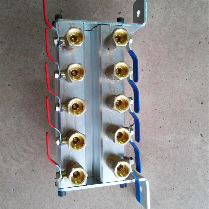 厂家直销单排/双排注塑机水排分流器/模具冷却水运水排/分水排