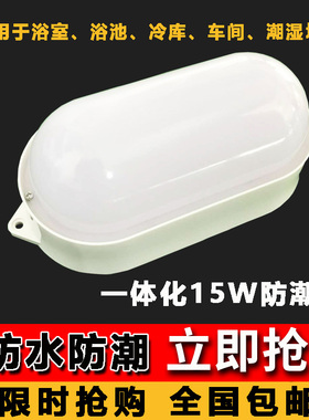 led冷库专用灯防水防潮防爆三防灯浴室厂房卫生间一体化照明灯具