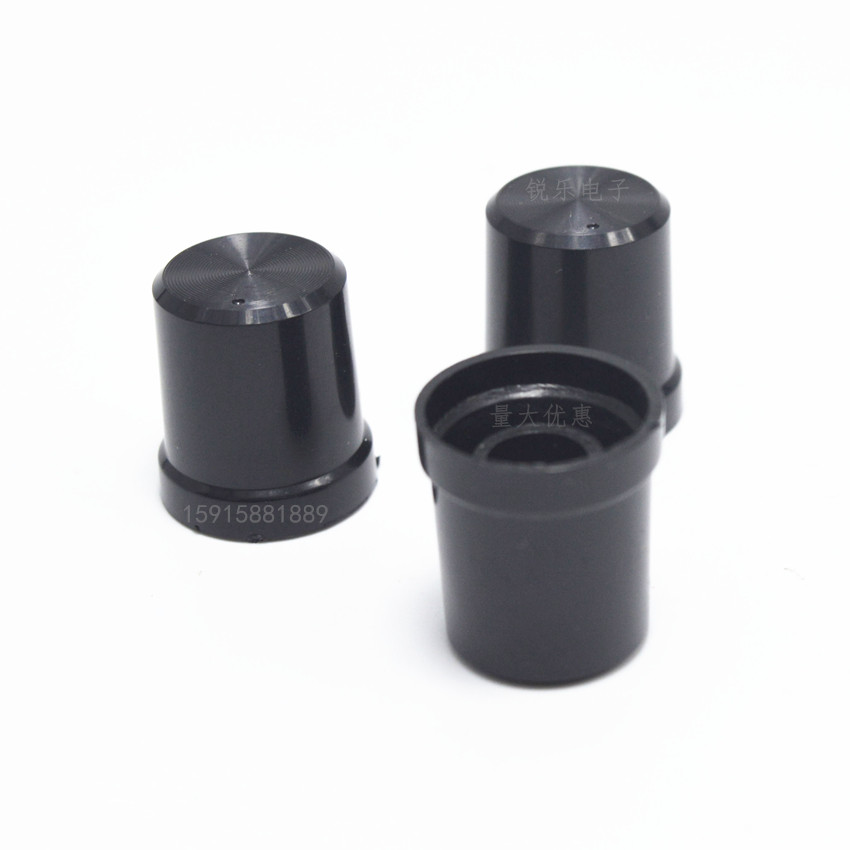 太阳纹塑料旋钮15x17电位器旋钮帽 音响功放调节旋钮 6mm花轴旋钮