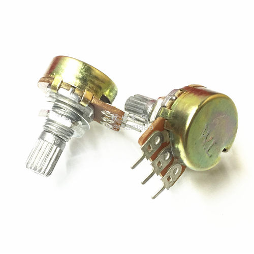单联电位器三脚B5K-15mm 单排148电位器 单联碳膜调音电位器