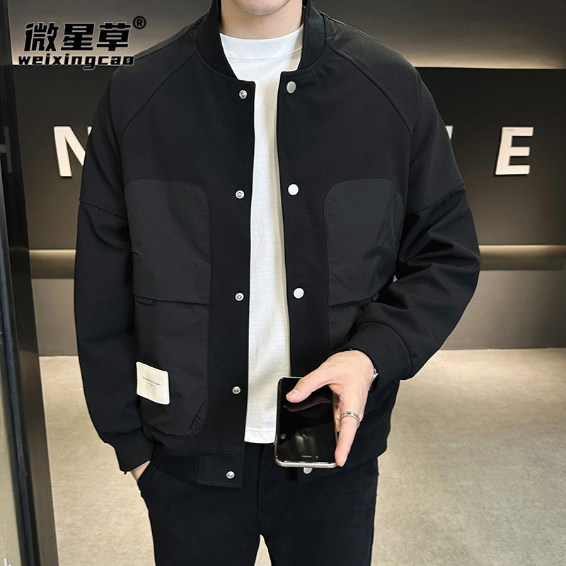 薄款外套男士春秋季2024新款潮流休闲棒球服早春秋装男士夹克上衣