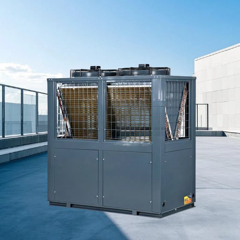 电镀屠宰高温空气能热水机组 过C环评空气源工业工厂高温热泵主机