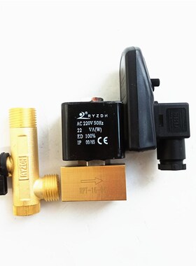 原装日益RYZDH电磁阀RPT-40 RPT-80 230V电磁定时排水阀0545线圈