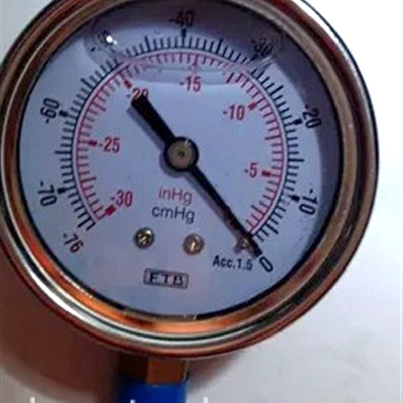 真空压力表-30inhg立式0-76cmHg真空表FTB径向1/4PT