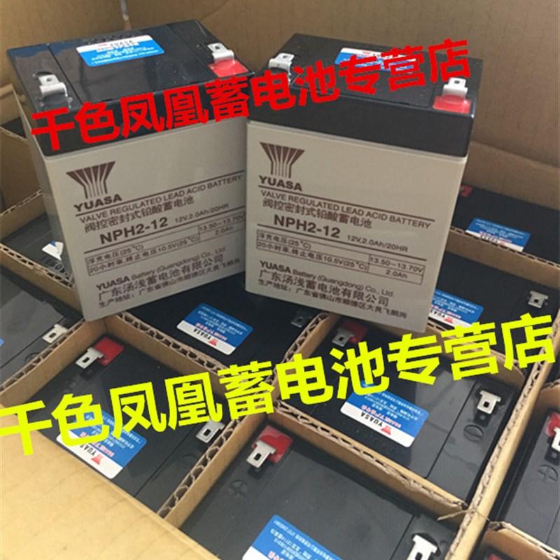 NPH2-12 汤浅YUASA 12V2.0AH 日立电梯松闸抱闸RQ-P48专用蓄电池