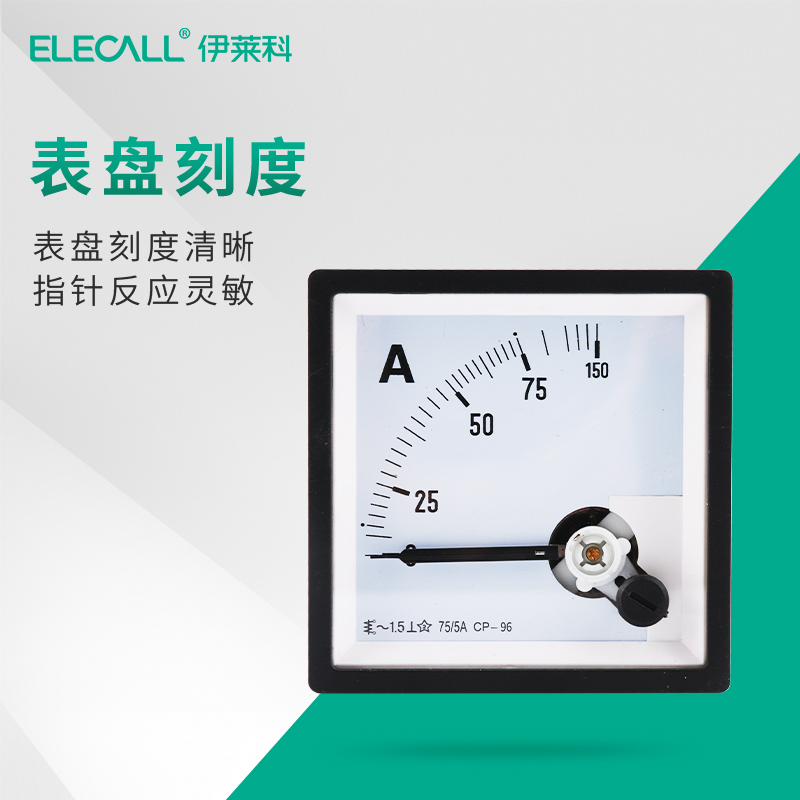 互感式交流电流表 机械指针式电表SF-96 CP-96 30/5-3K/5A 需定制