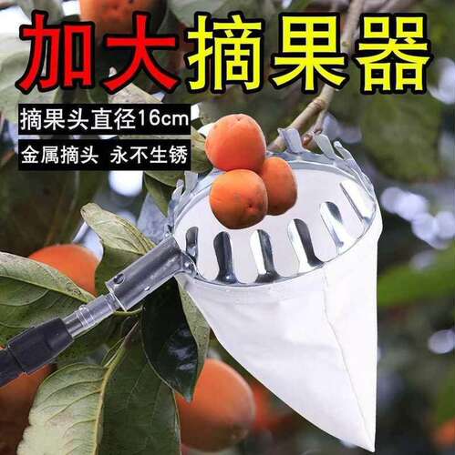 摘果器伸缩杆香椿钩摘杨梅摘果夹3米采石榴果实桃子摘酸枣摘石榴