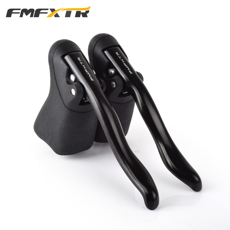 公路车刹把 弯把闸把刹把 隐藏式内走线c刹v刹线拉刹车把手柄