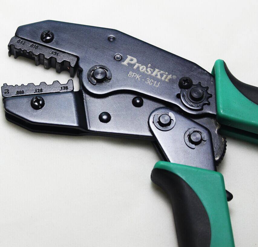 台湾宝工CP3C1J六角压线钳冷压接光纤棘轮压接钳数量有限清仓特价