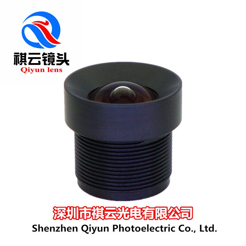 无畸变镜头2.5mm300万像素1/2.5英寸M12接口小镜头广角无畸变镜头