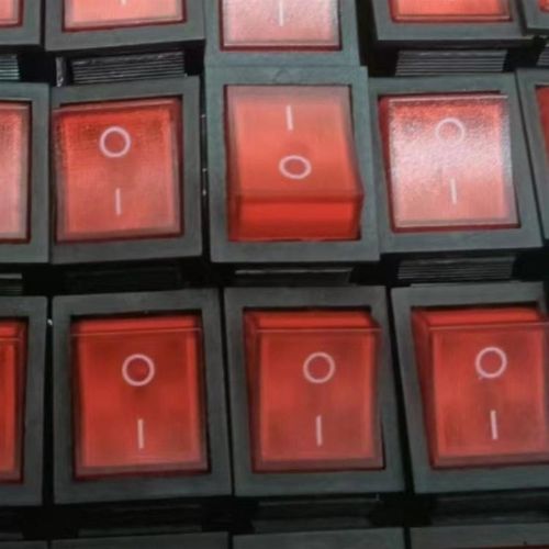 正品港博 KCD4 带灯4脚6脚红绿船型开关2档电源开关翘板启动按钮