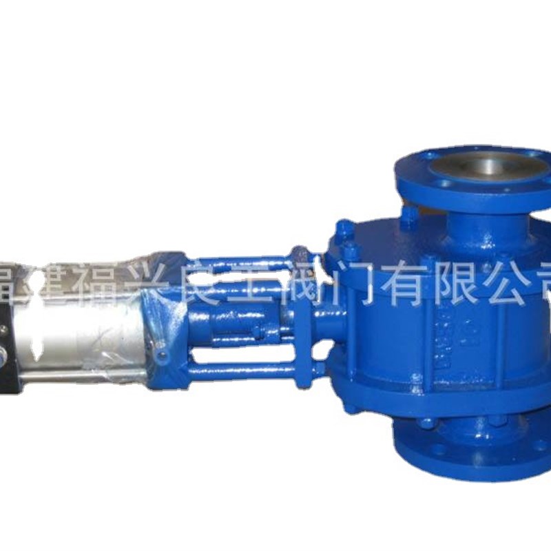 铸钢耐磨煤灰气动 陶瓷双闸板阀Z44TC-16C DN50 80 100 福兴良工