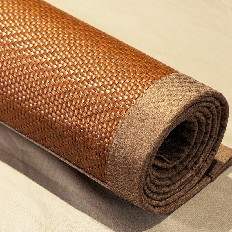 新款PE藤凉席夏季加厚1.8米空调席1.5米直筒软床席子可水洗三件套,床上用品,藤席,淘宝优惠券,粉丝福利购,淘宝优惠卷