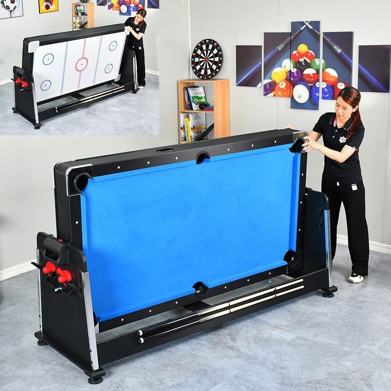 厂家直供大号4合1多功能翻转台球桌 翻转球 台球桌/空气球撞球台