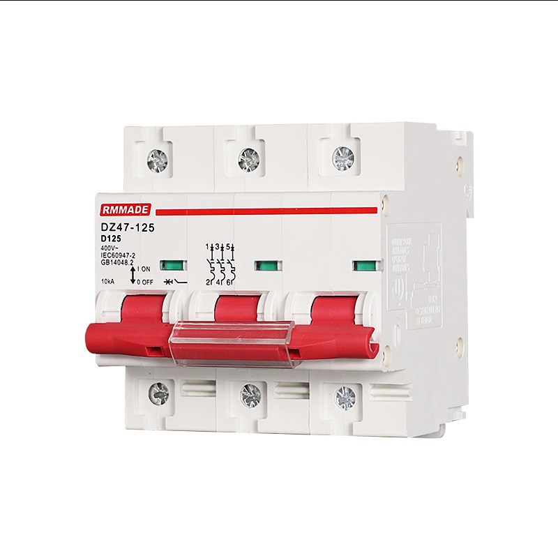 上海人民DZ47-1251P2P3P4P空开断路器 空气开关DZ47-100 C45 125A