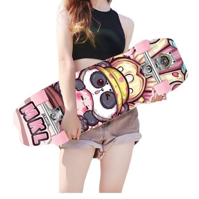 迈卡龙喵板陆地冲浪板S7初学者滑板滑雪路冲板免蹬地陆冲板Slide