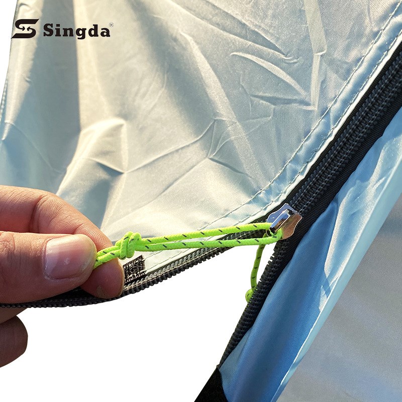 厂家直供户外双人帐篷防暴雨离地防晒野营钓鱼便携式单人帐篷