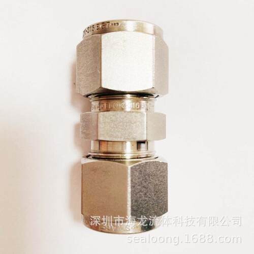 Swagelok316不锈钢3/4卡套接头SS-1210-6